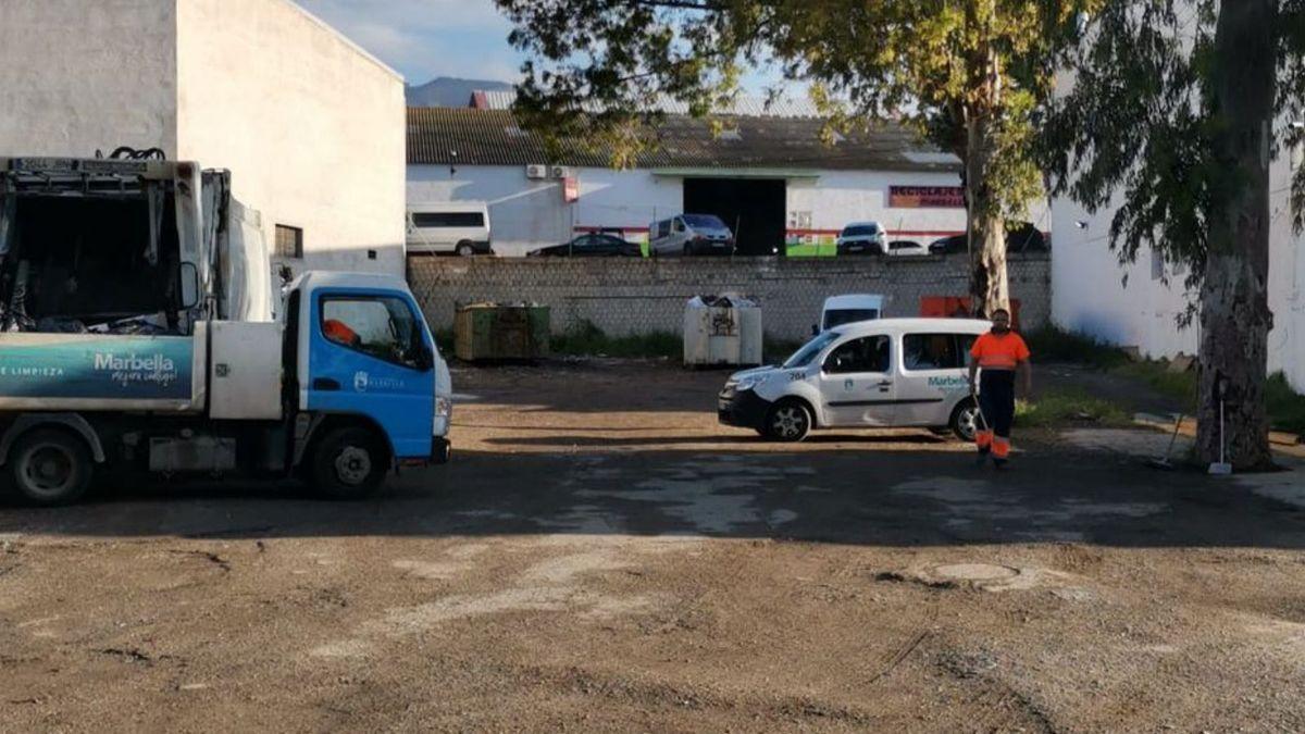 Instalaciones del servicio de Punto Limpio en Marbella. /  L.O.