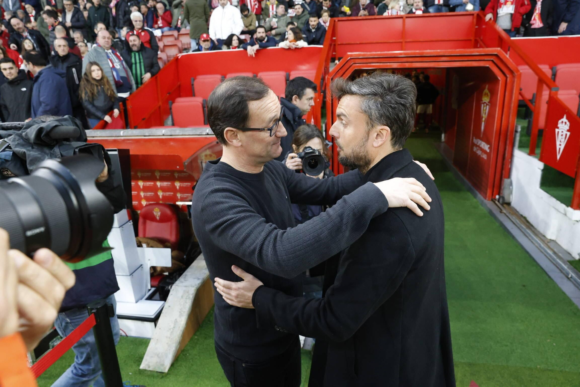 El partido entre el Sporting y el Eibar, en imágenes