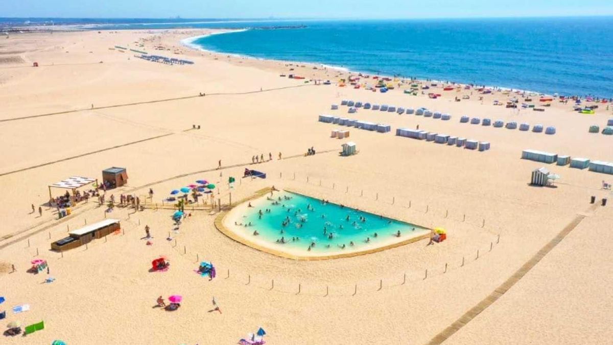 Una de las piscinas climatizadas de Figueira da Foz (Portugal).