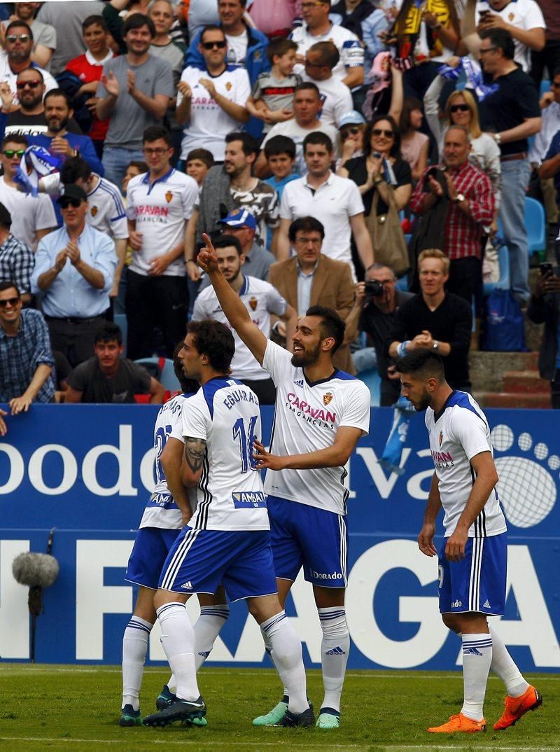 Sufrida victoria del Real Zaragoza contra el Sporting de Gijón