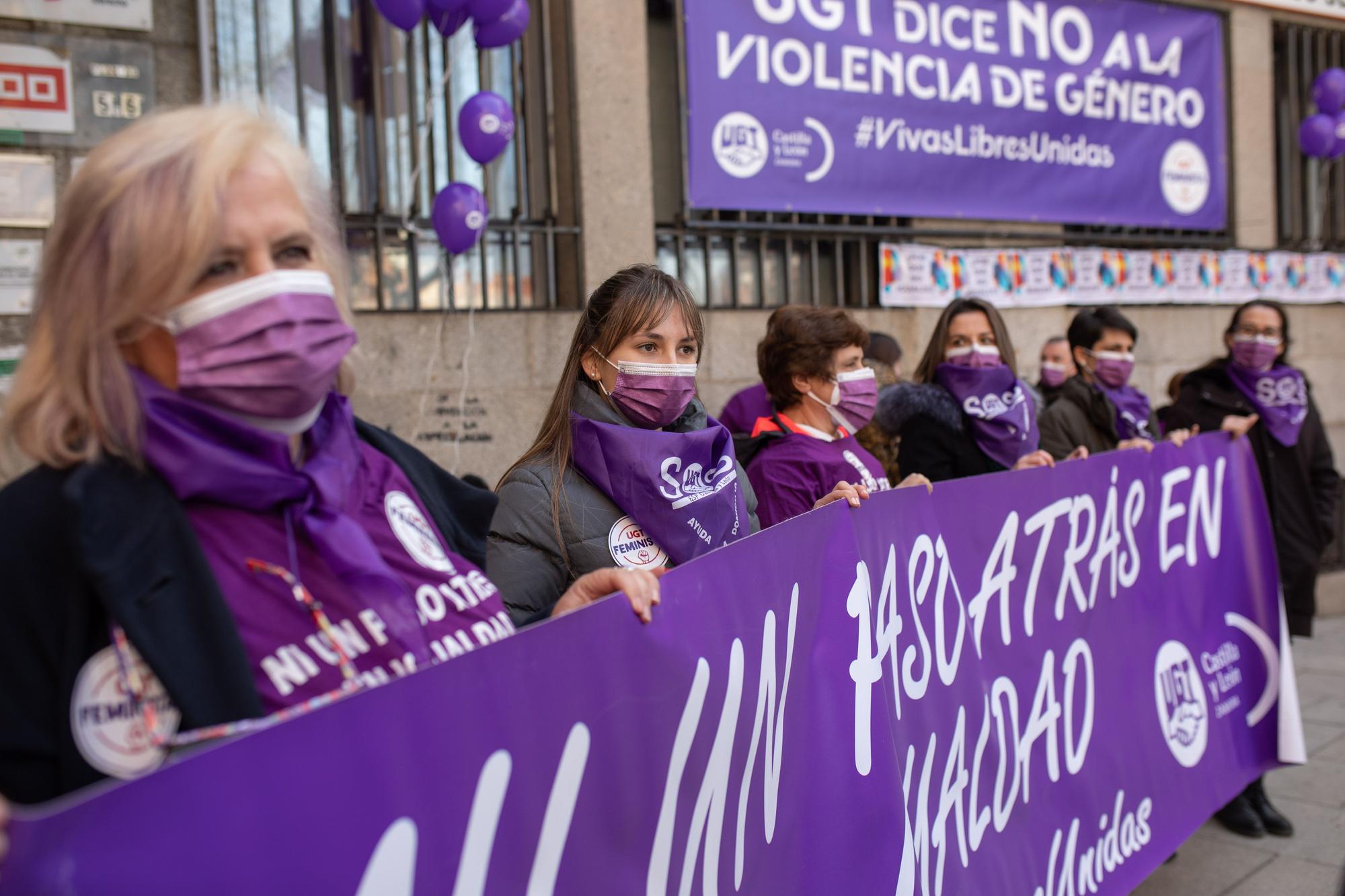 GALERÍA | Concentración de los sindicatos por el 8M en Zamora