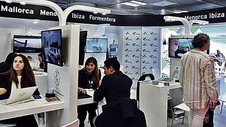 Imagen del estand de Balears en la feria francesa ILTM.