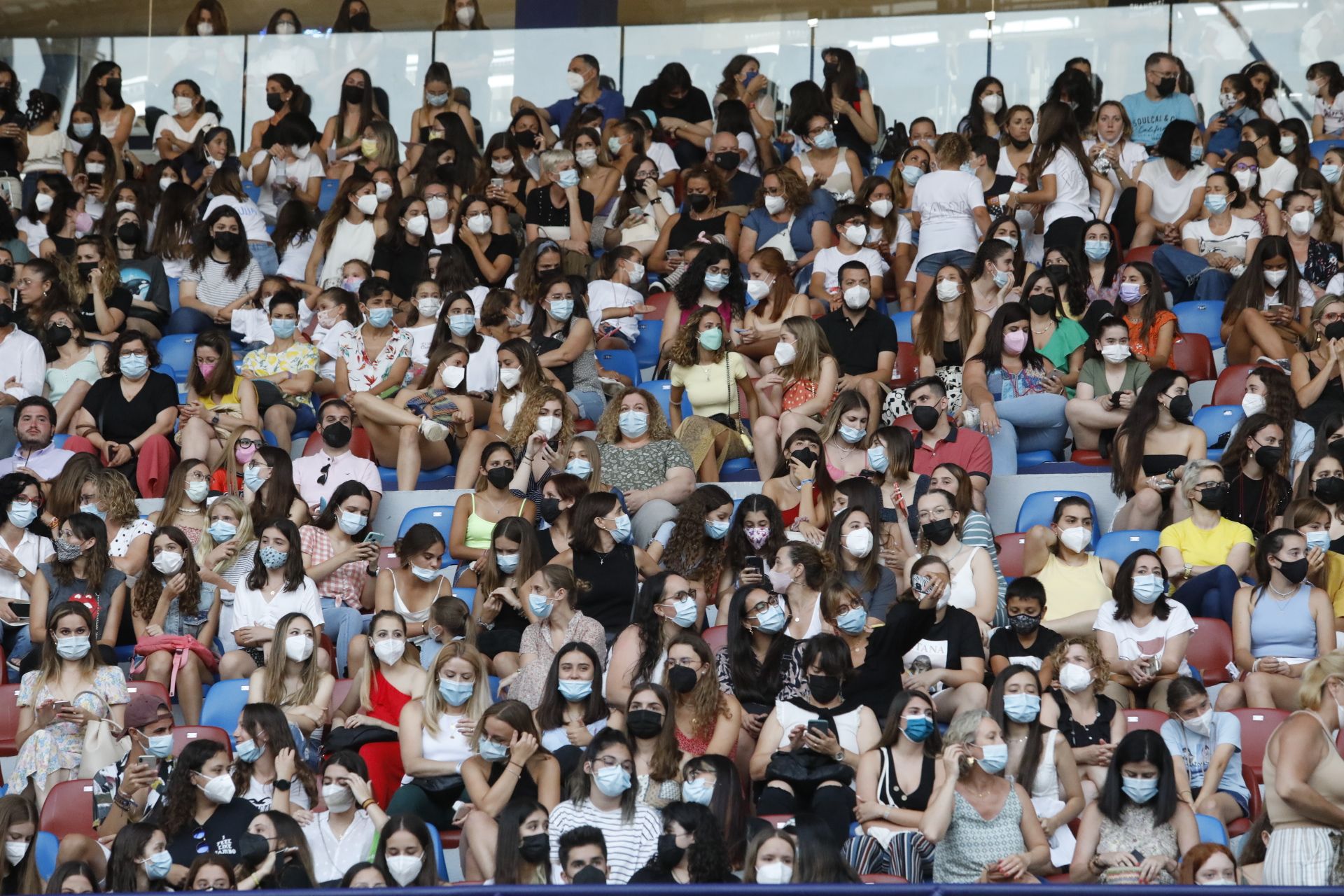 Concierto de Aitana en València, el último antes de la reducción de aforo