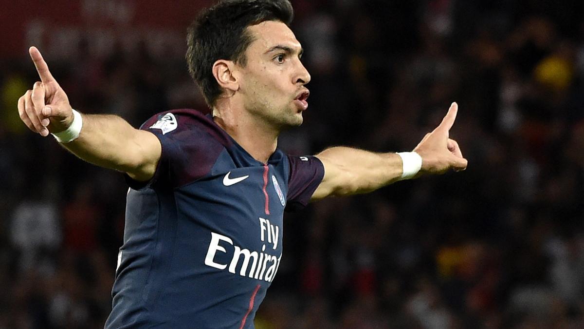 Javier Pastore, en un partido con el PSG