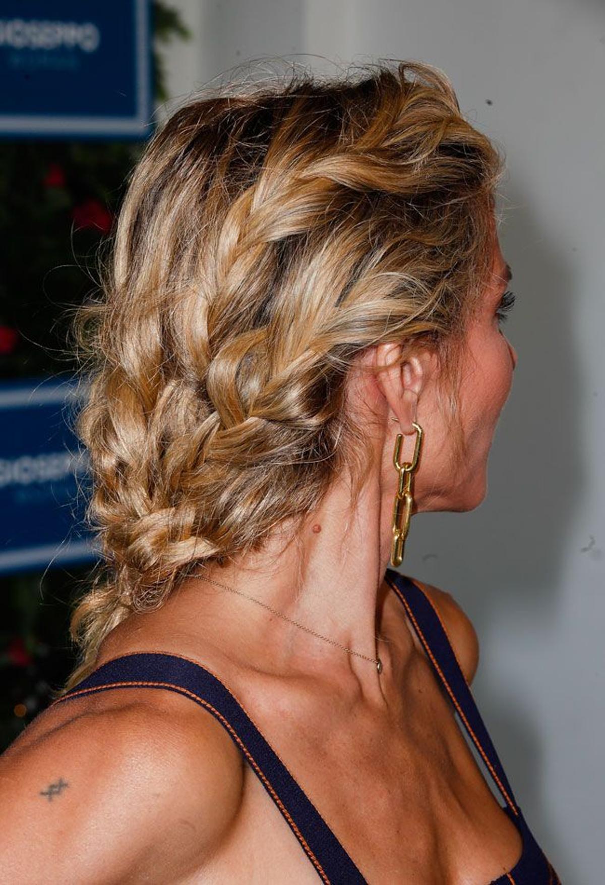 Elsa Pataky con un peinado de trenzas múltiples