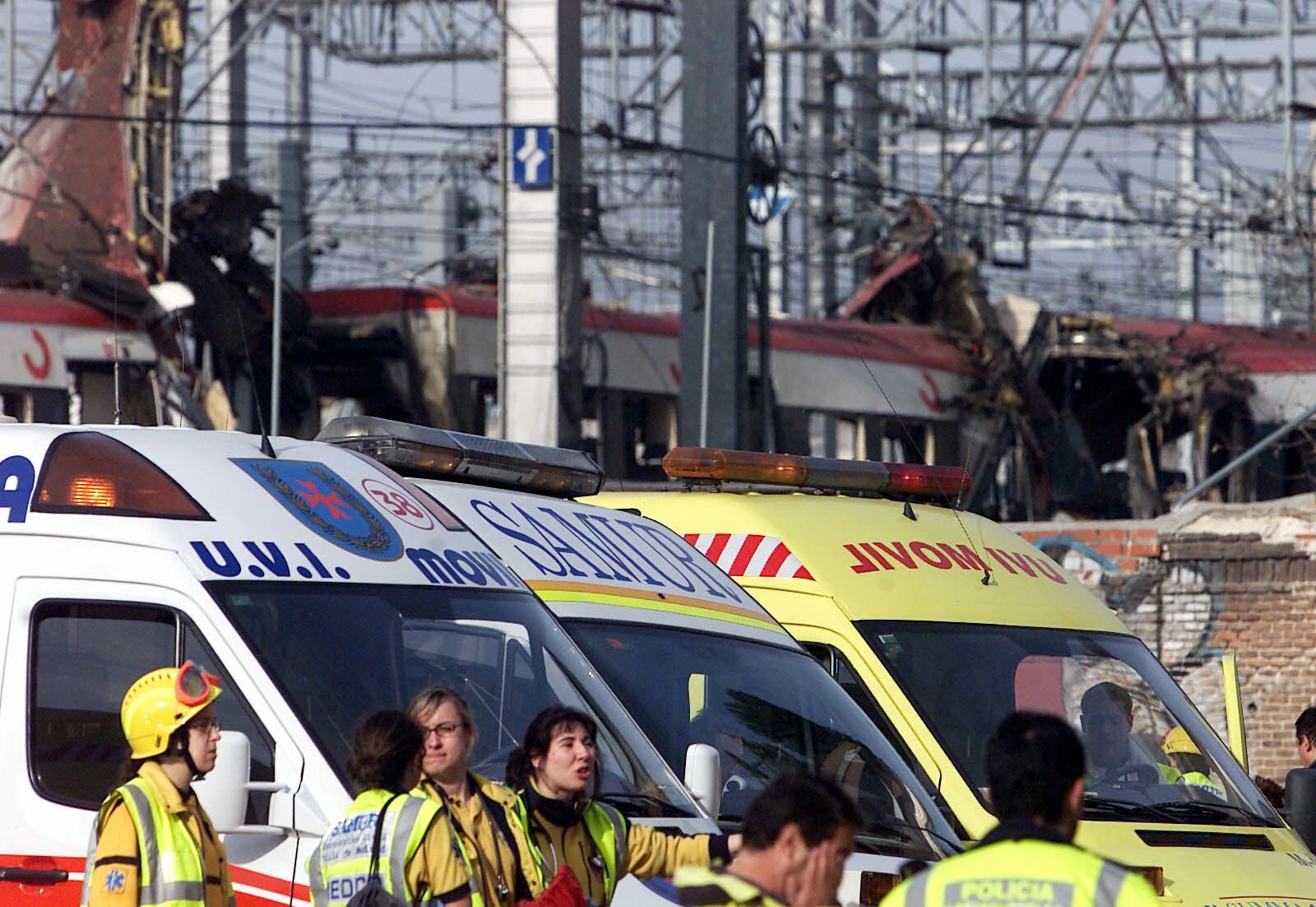 Trenes afectados por el atentado del 11-M.