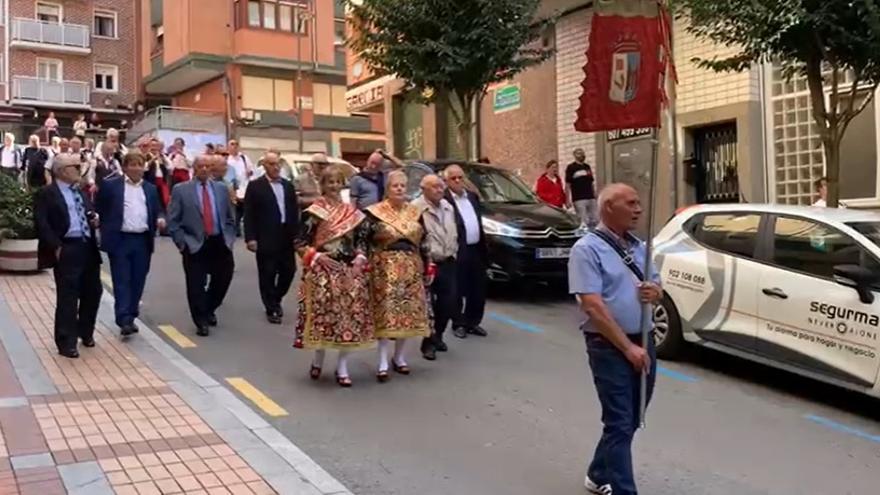 Un instante del pasacalles por Barakaldo.