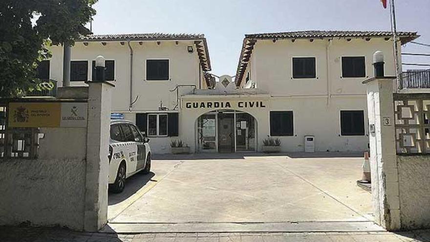 Cuartel de la Guardia Civil de Pollença, donde está destinado el sargento sancionado.
