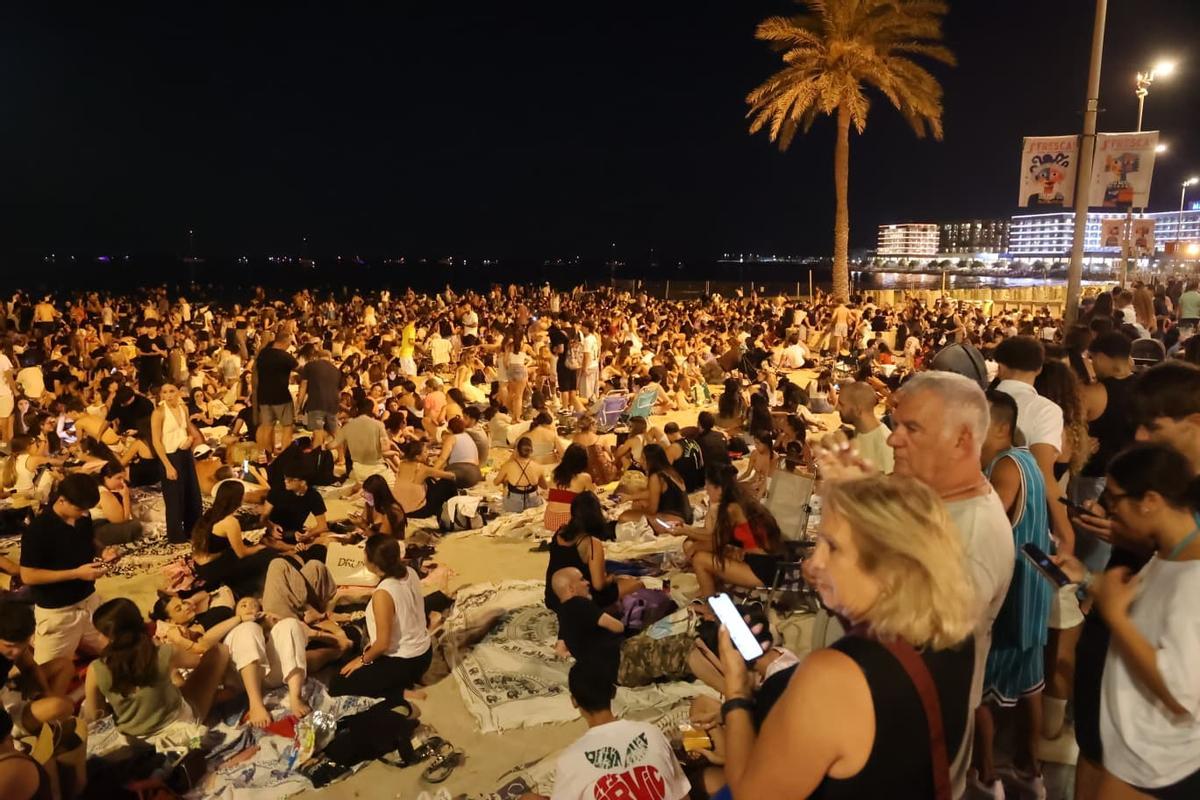 Última noche de fuegos artificiales de Hogueras: broche final a un certamen marcado por la nueva ubicación