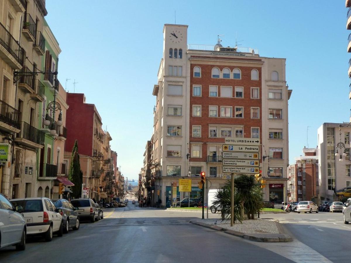 Calles Unió y Apodaca, junto a la plaza Prim de Tarragona.