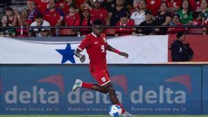 Gustavo Herrera, con la selección de Panamá