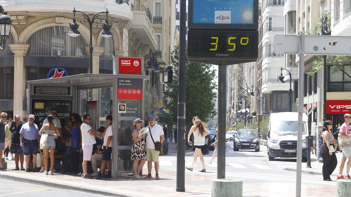 Las altas temperaturas no dan tregua en València
