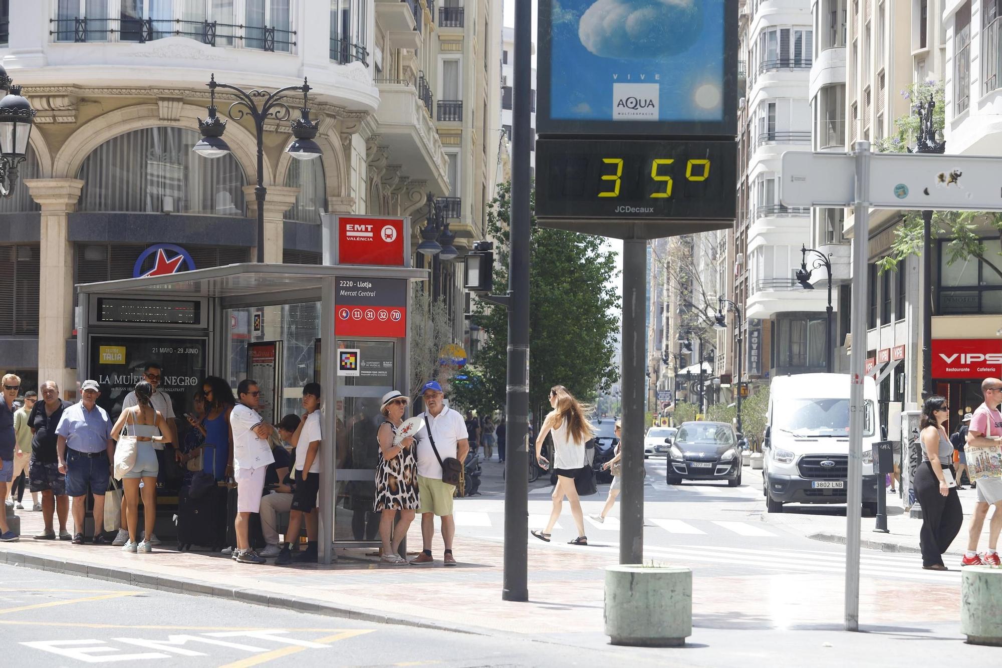 Las altas temperaturas no dan tregua en València