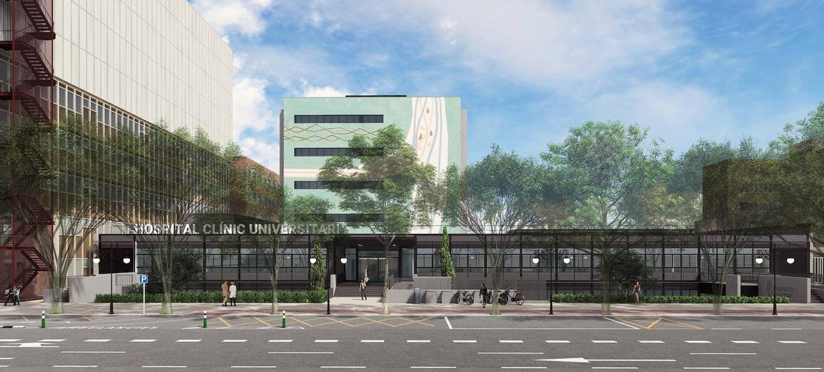 Entrada de la nuevo edificio