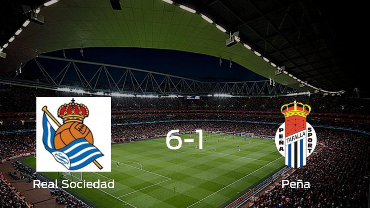 La Real Sociedad C suma tres puntos tras pasar por encima de la Peña ...