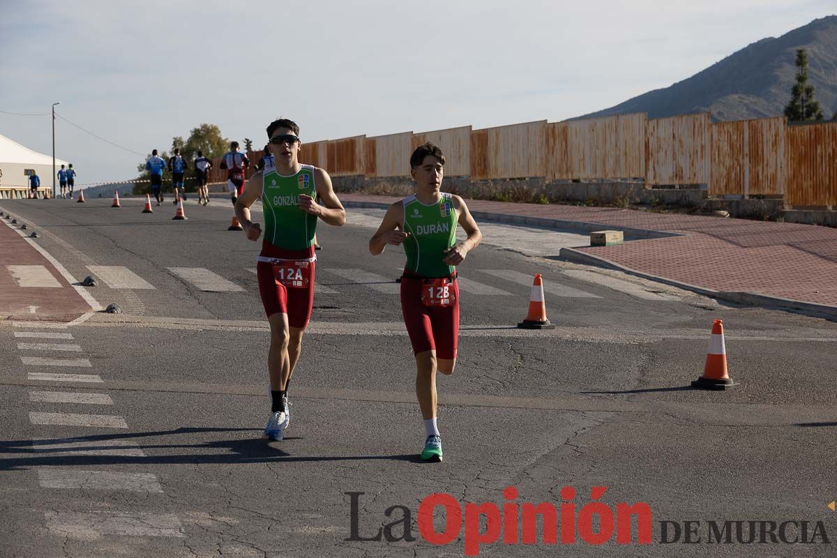 Campeonato Regional de Duatlón por relevos Súper Sprint en Calasparra (carrera a pie)