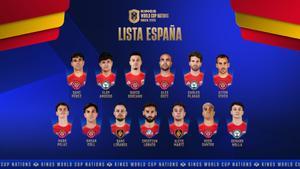 La lista de España para el Mundial de la Kings League