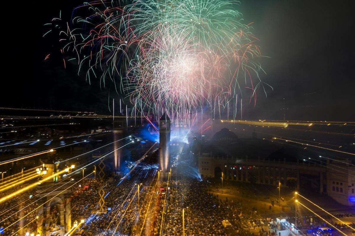 El Piromusical cierra la Mercè a ritmo de Sónar