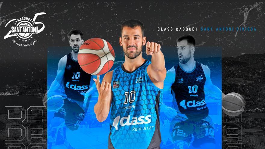 Dani De la Rúa permanecerá en el Class Bàsquet Sant Antoni al menos hasta la temporada 25-26