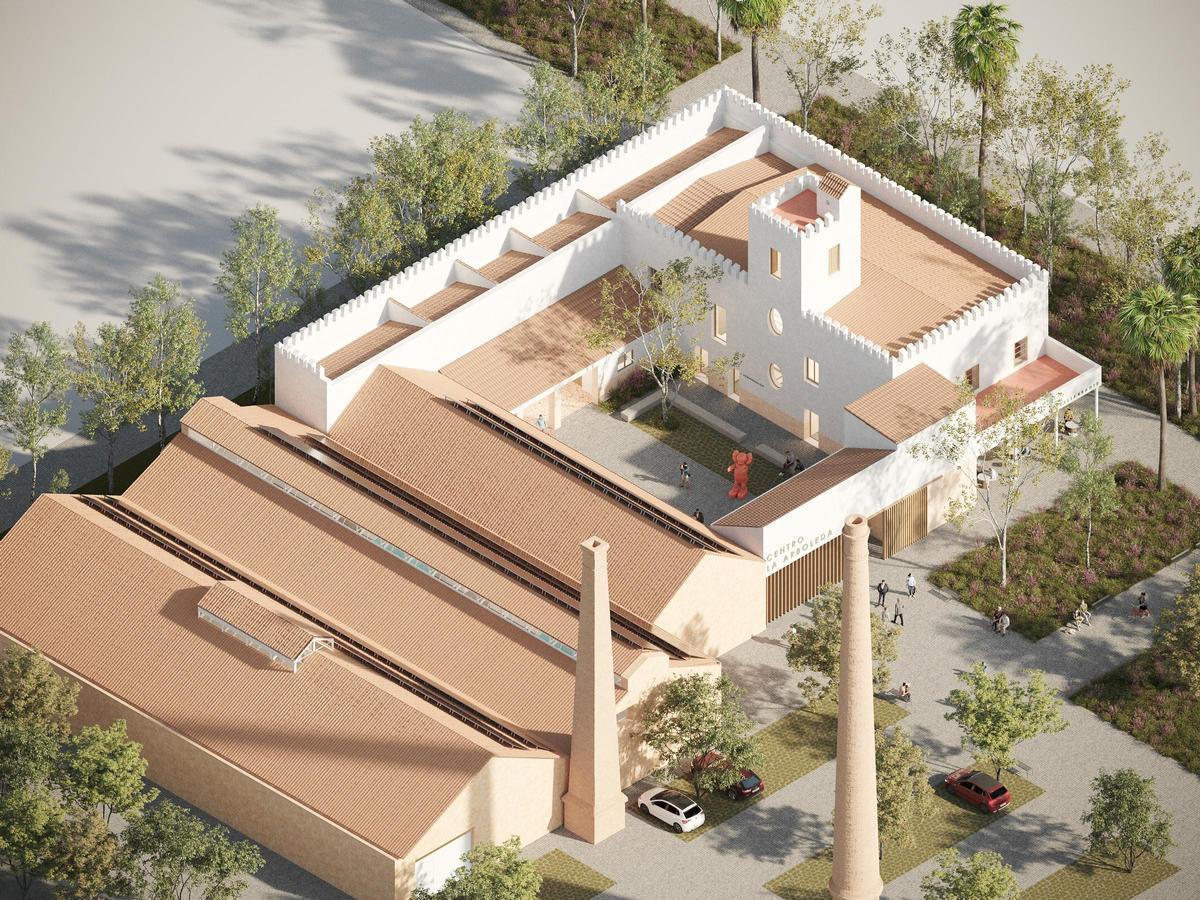 Recreación del Palacete de la Arboleda tras su remodelación.