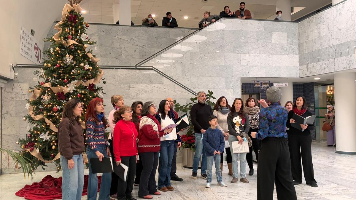Actuación en el Hospital Reina Sofía de Córdoba.