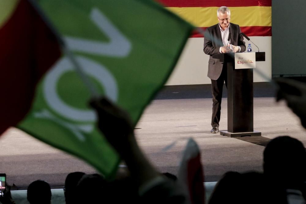 Apertura de campaña de Vox en el Calatrava, en Oviedo