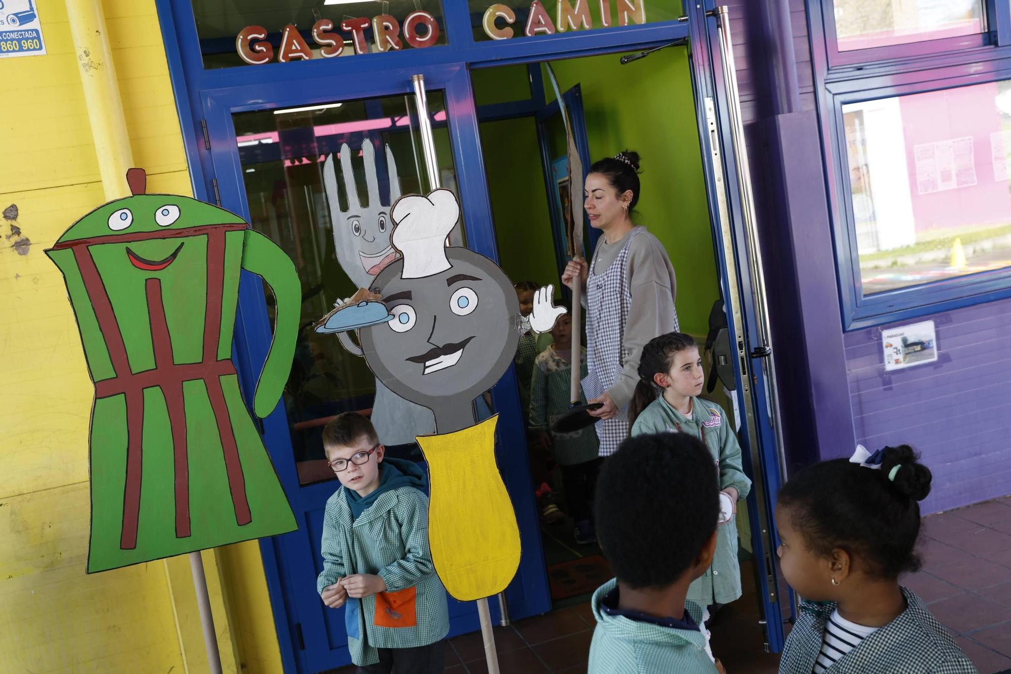 El colexu Alfonso Camín demuestra que "tien bon canil"