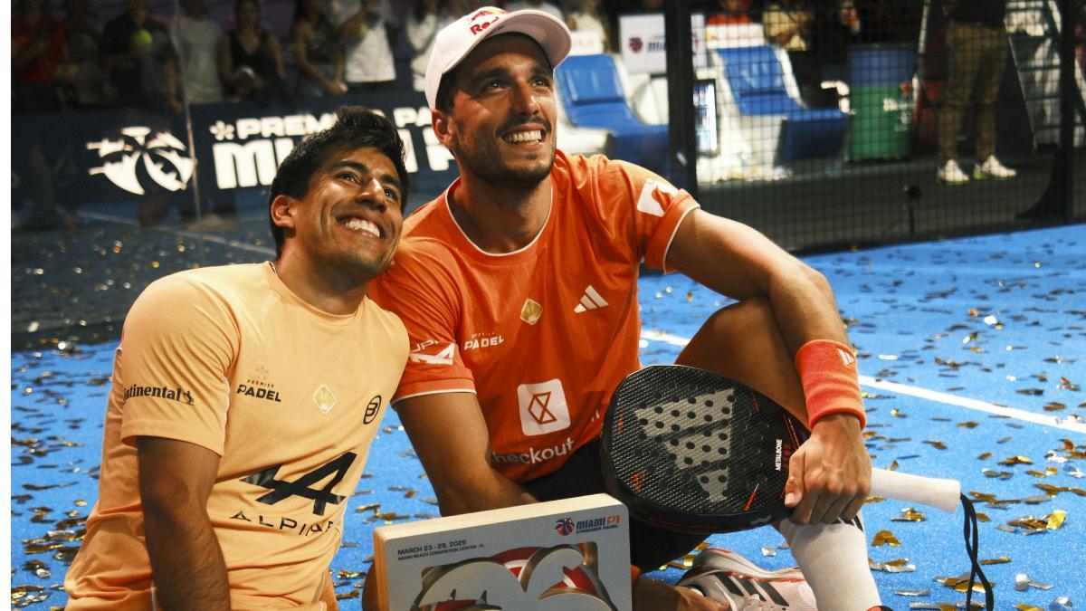 Chingotto y Galán, felices con su segunda corona del año