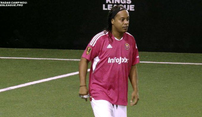 Ronaldinho, en la Kings League.