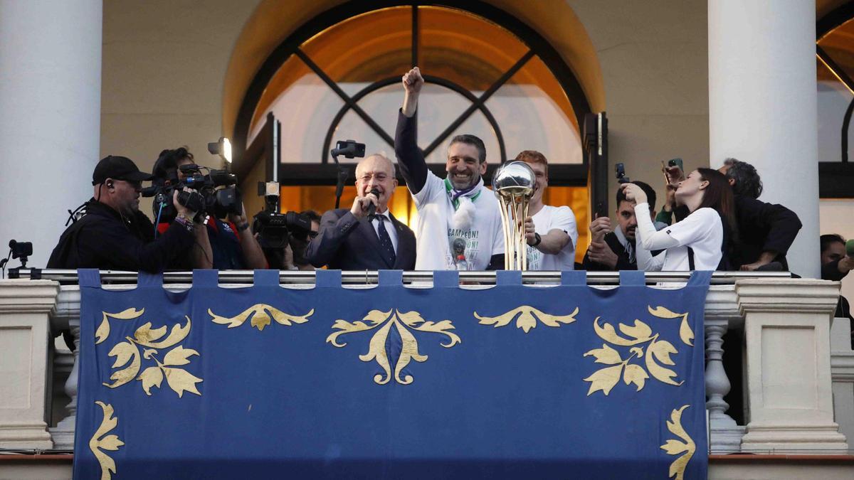 Málaga celebra con el Unicaja la conquista de la Copa del Rey de 2025