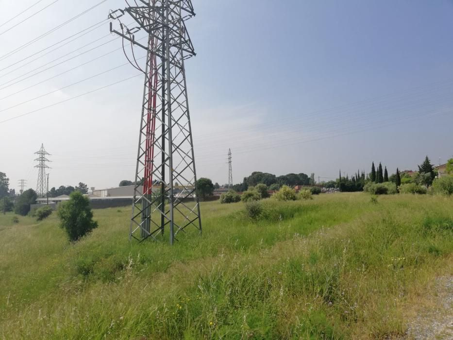 El terreny on es construirà el nou pavelló