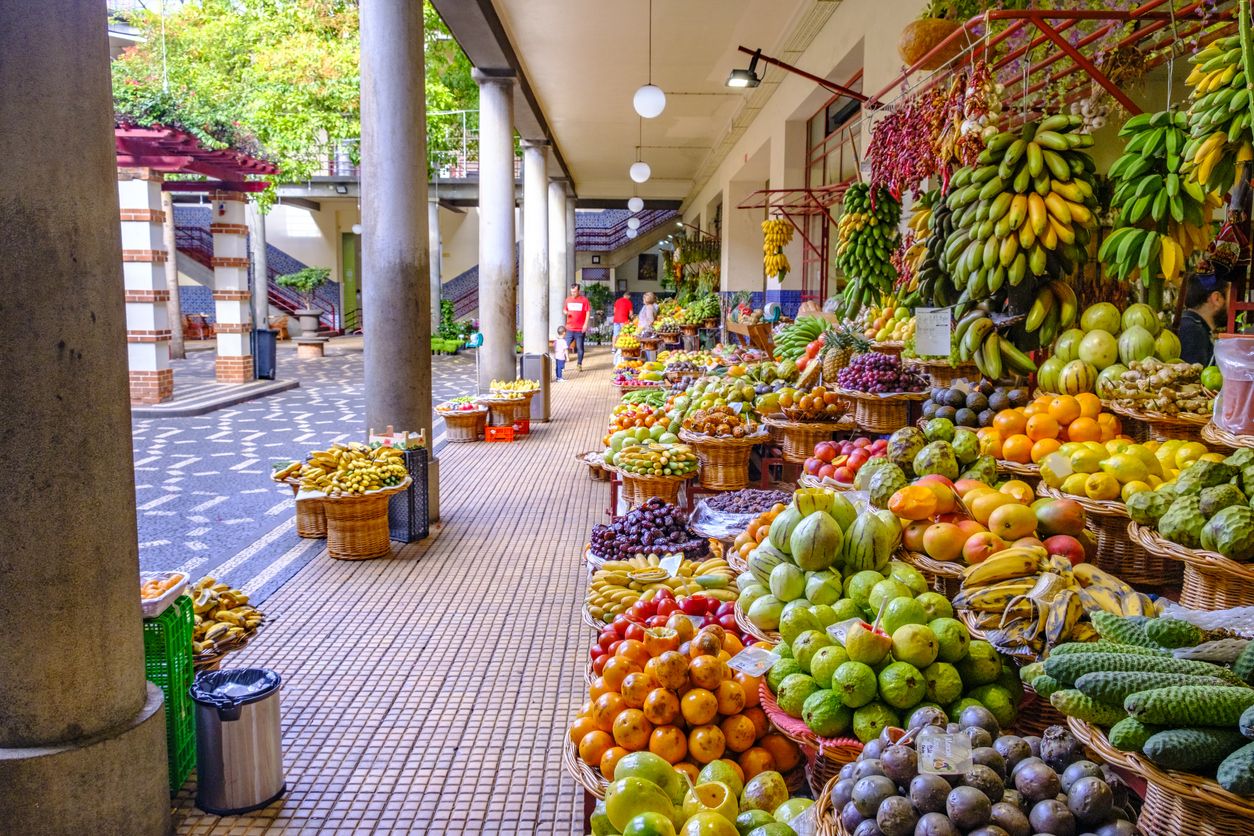Mercado en Funchal.