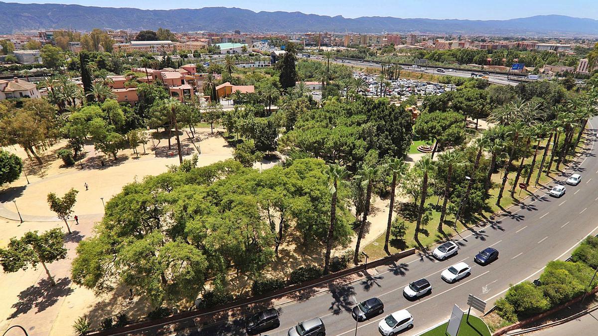 Panorámica del jardín del Malecón.