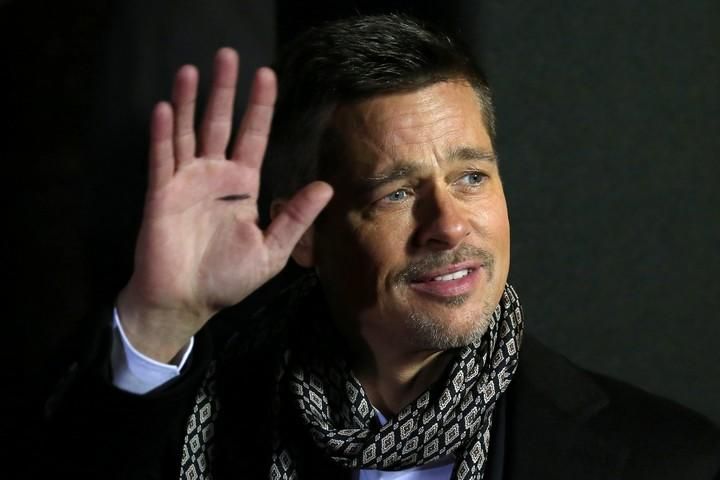 Brad Pitt llega al estreno en Londres