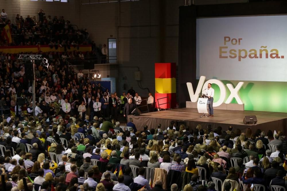 Acto de campaña de Vox en Murcia