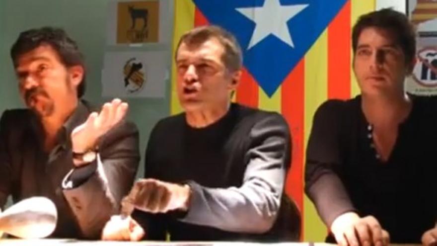 Toni Cantó parodia a los nacionalistas catalanes