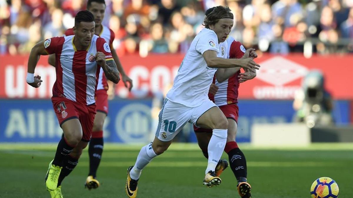 Modric, en una acción del partido