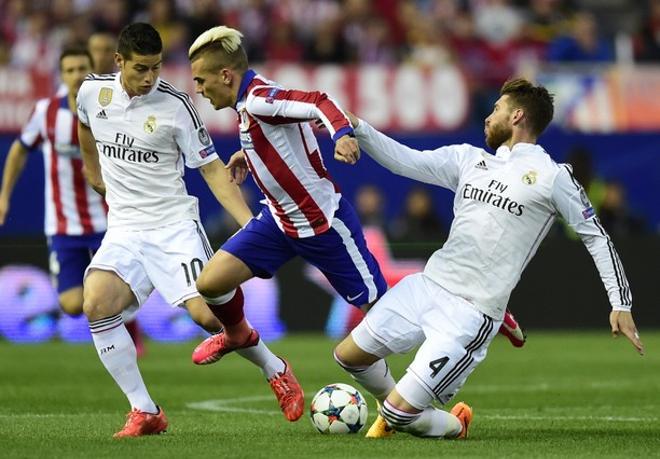 Atletico de Madrid, 0 - Real Madrid, 0  Champions League