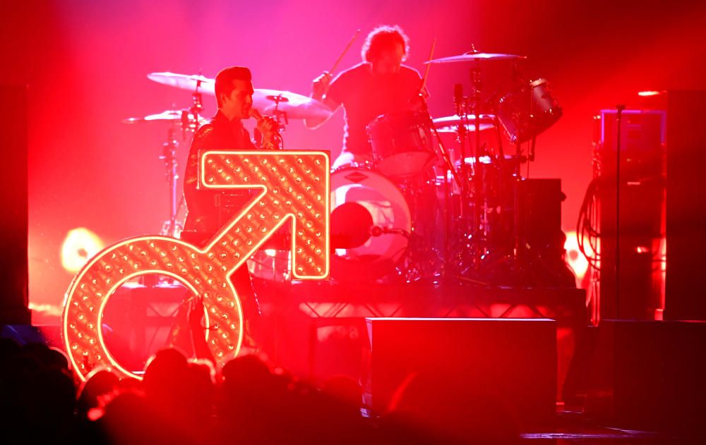 The Killers perform at the 2017 MTV Europe Music ...