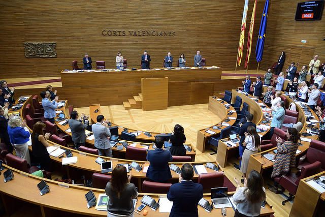 Pleno de las Corts Valencianes