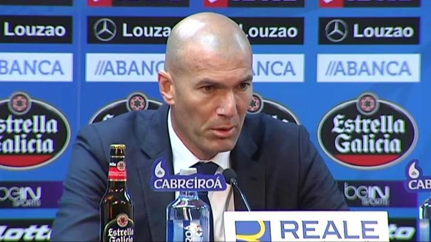 Zidane: "Estamos un poco decepcionados, pero el fútbol es así"