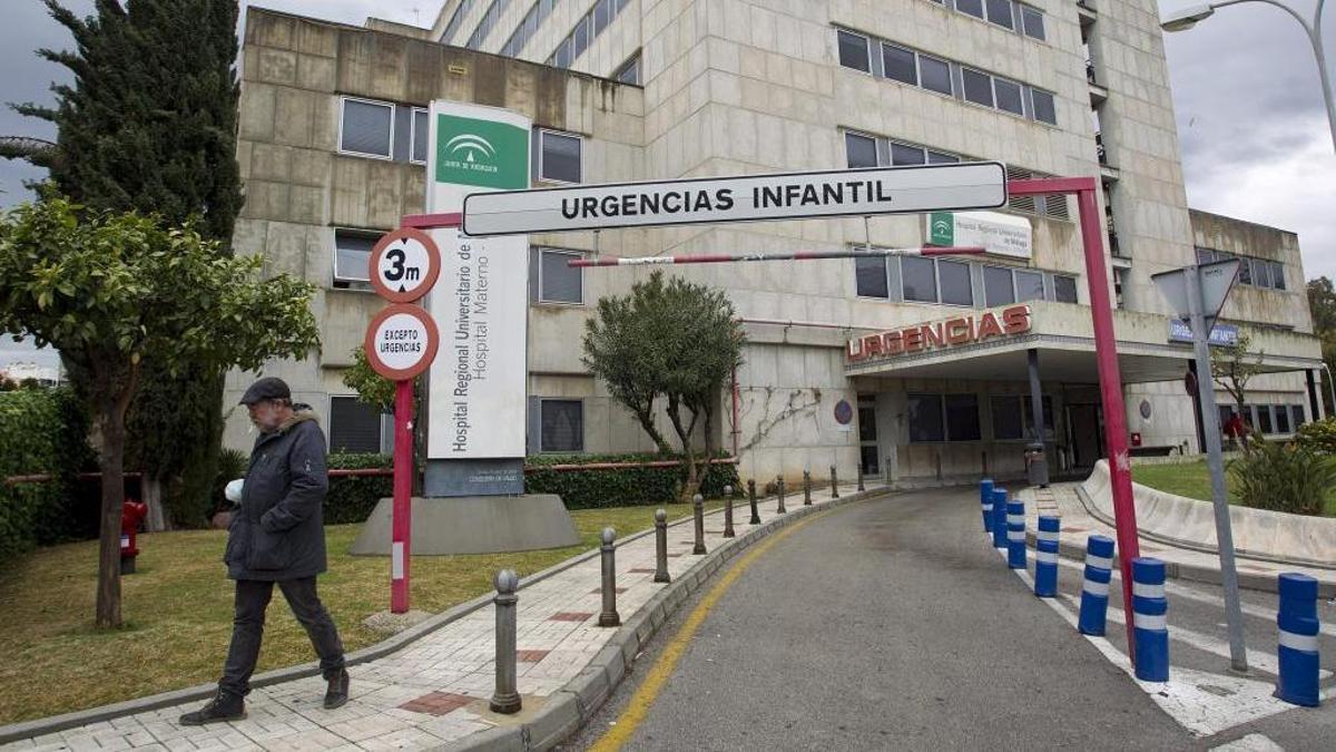 Urgencias del Hospital Materno de Málaga.