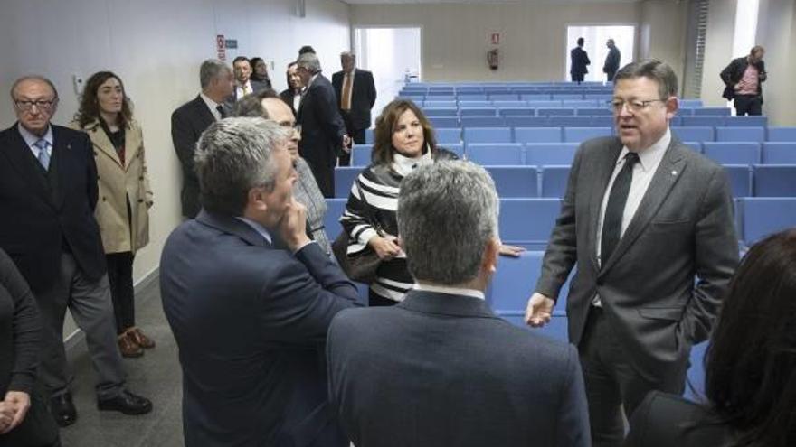 Visita de Ximo Puig a la segunda sede del ITC en Almassora.