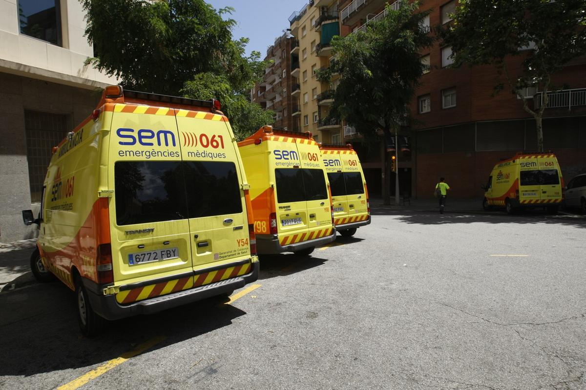 Ambulancias del SEM.