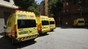 Ambulancias del SEM.