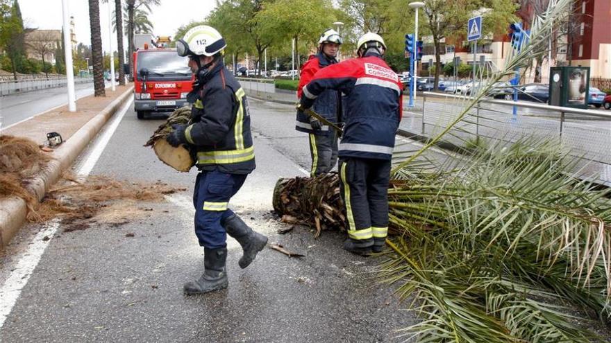 Seis viviendas se inundan en la barriada del Ángel, en Alcolea