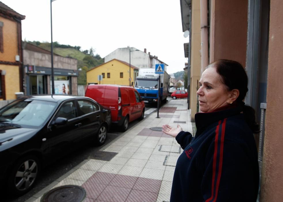 Olloniego, tras el atraco a una sucursal bancaria.