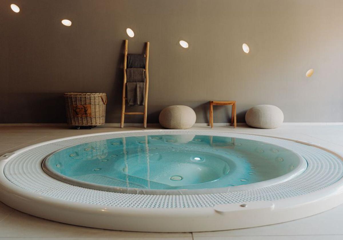 El ‘spa’ cuenta con jacuzzi, sauna y baño turco.