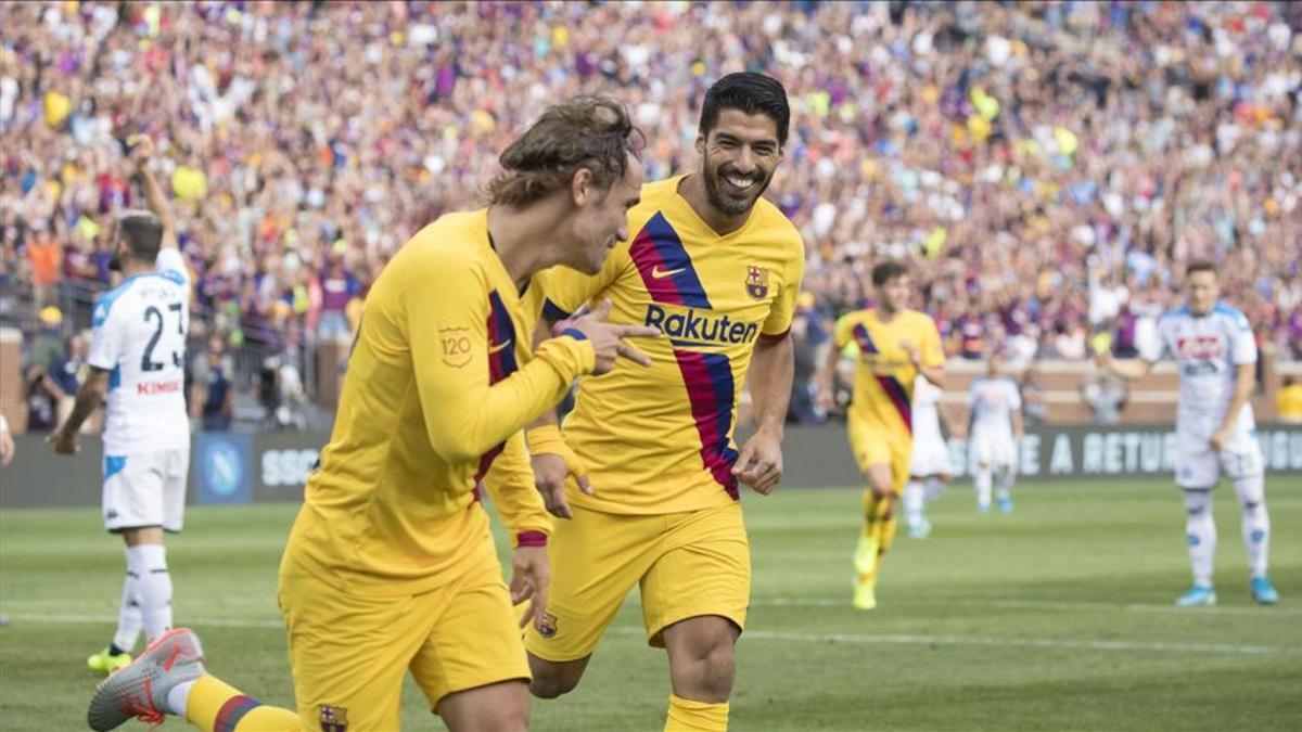 Griezmann y Luis Suárez formaron una dupla letal