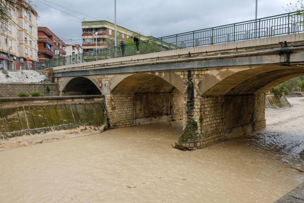 Consecuencias de la lluvia en Elda